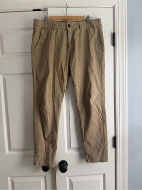 Men's Slim Chino Pants in Tan